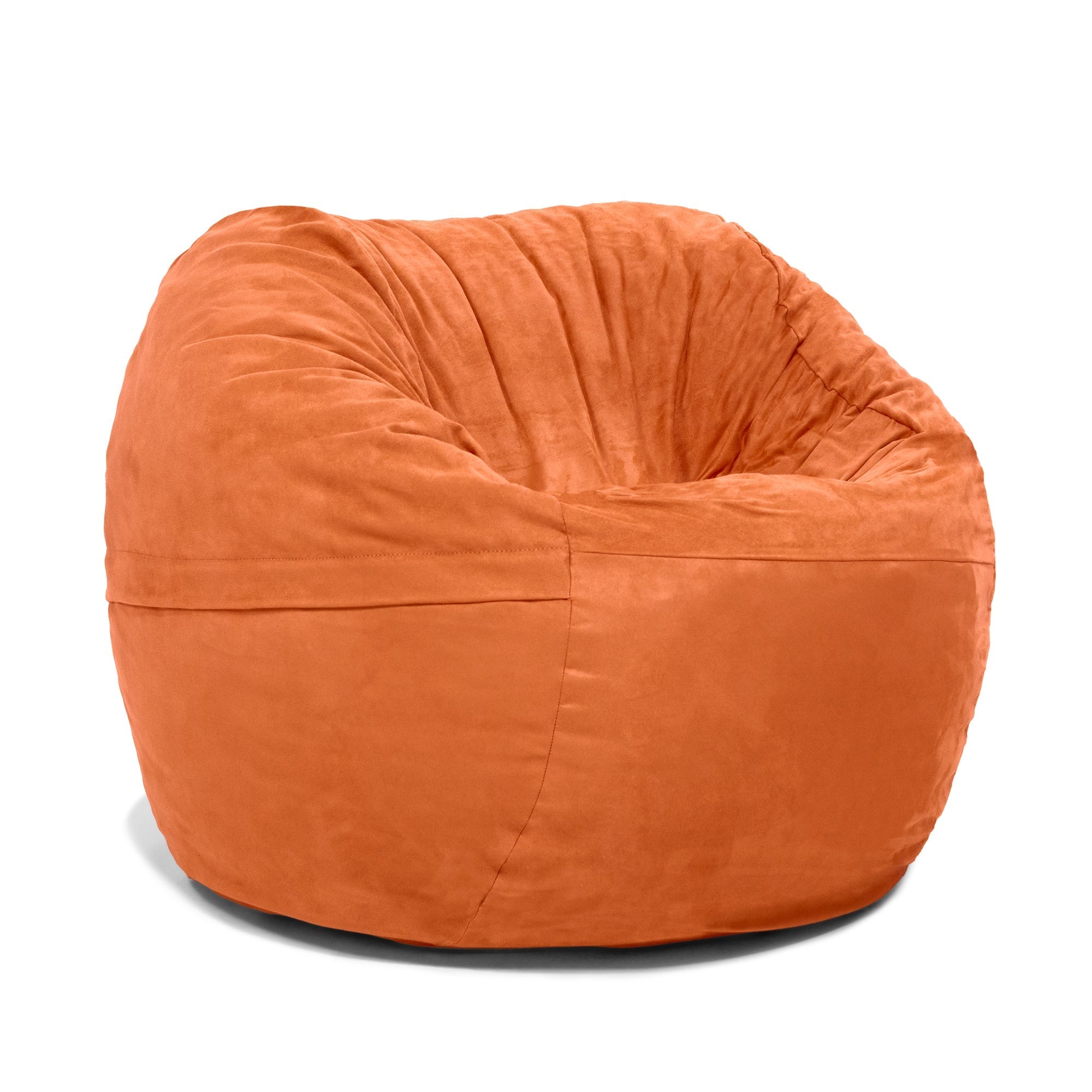  Jaxx Saxx Round Bean Bag with Removable Cover 3' - Mandarin - Bonton