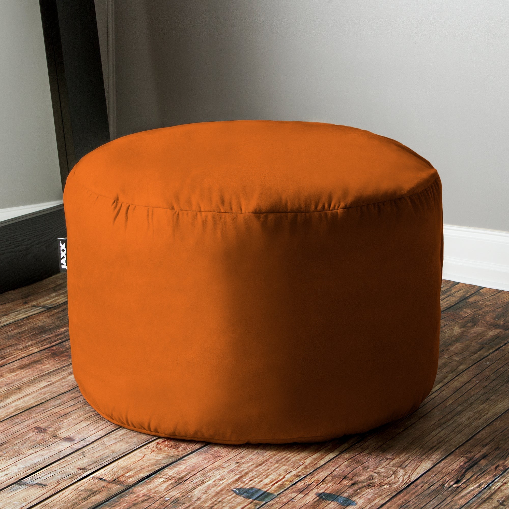  Jaxx Saxx Round Bean Bag with Removable Cover 3' - Mandarin - Bonton