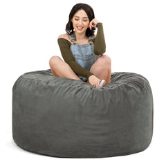 Saxx Round Bean Bag with Removable Cover 4'