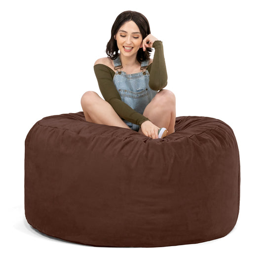 Saxx Round Bean Bag with Removable Cover 4'