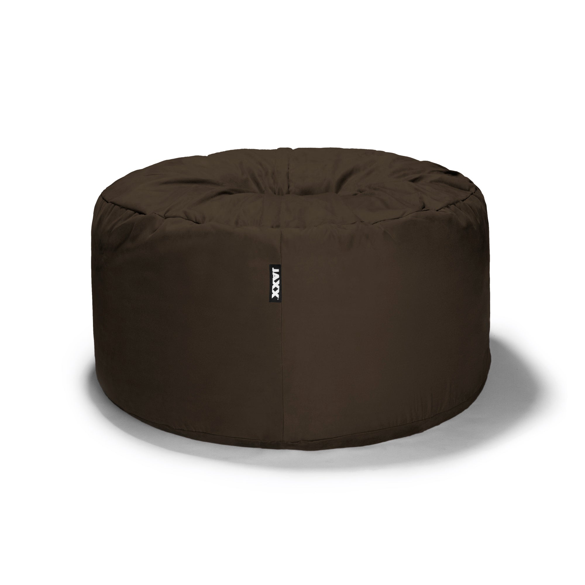  Jaxx Saxx Round Bean Bag with Removable Cover 4' - Chocolate - Bonton