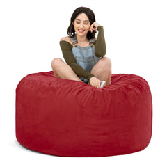 Saxx Round Bean Bag with Removable Cover 4'