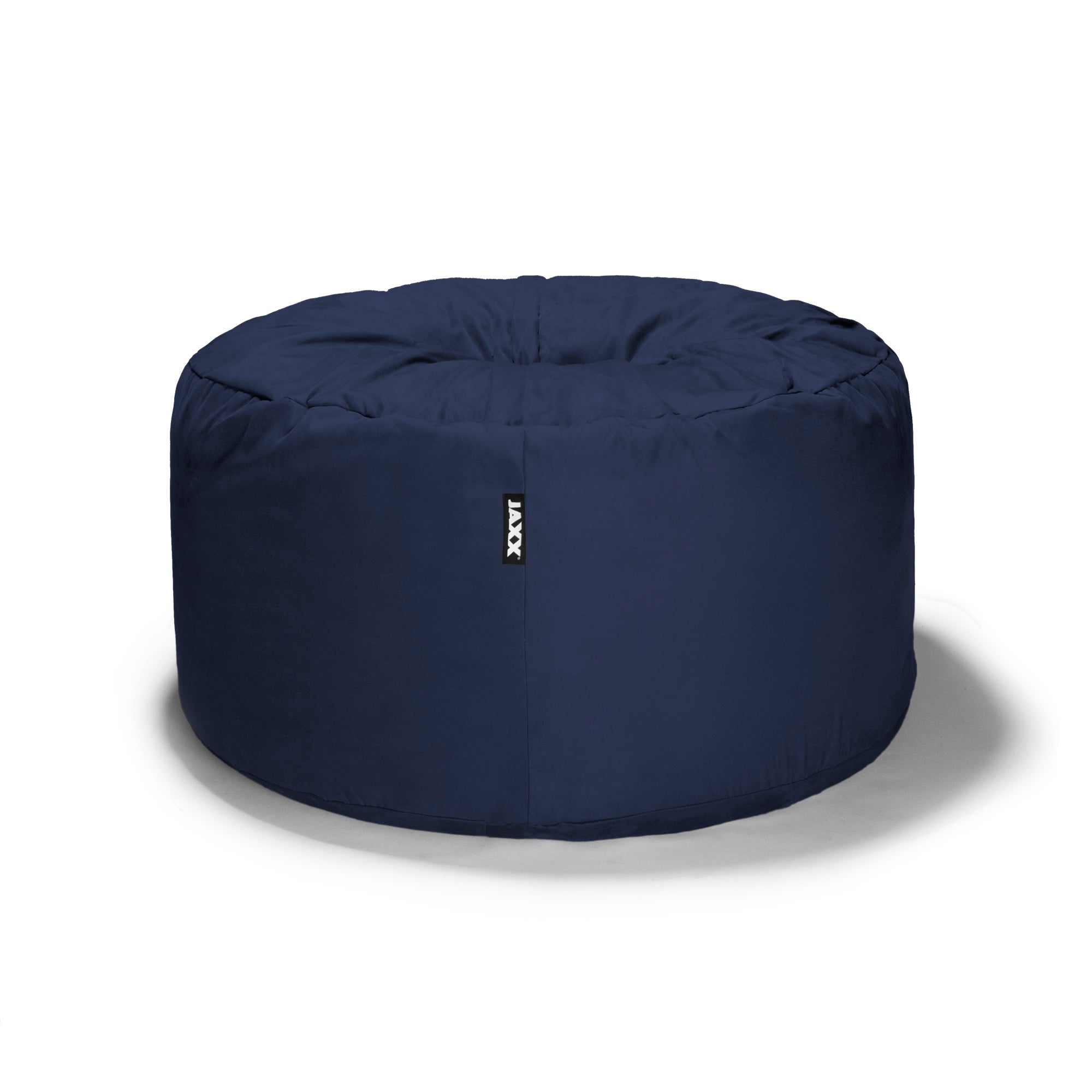  Jaxx Saxx Round Bean Bag with Removable Cover 4' - Navy - Bonton