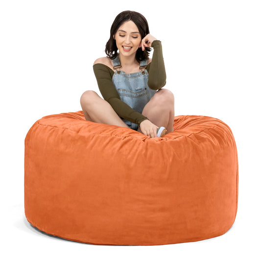 Saxx Round Bean Bag with Removable Cover 4'