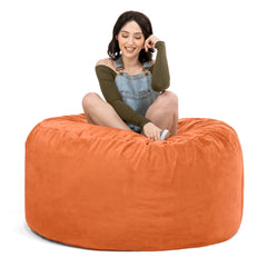 Saxx Round Bean Bag with Removable Cover 4'