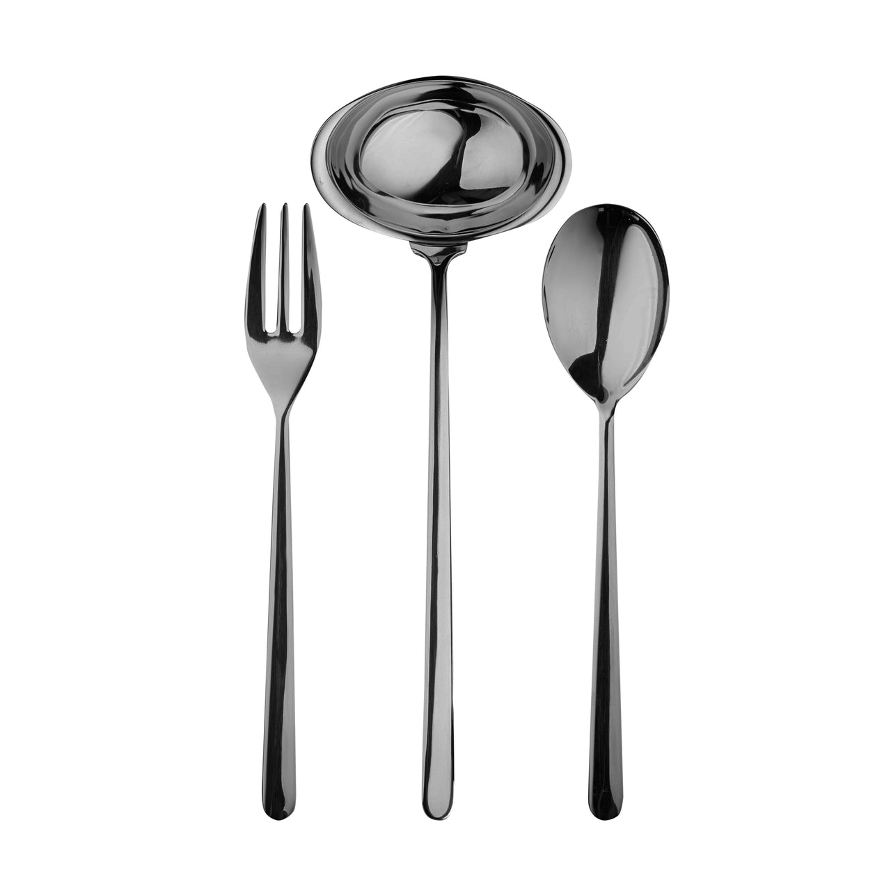  Mepra Linea Nero 3 Piece Serving Set - Default Title - Bonton