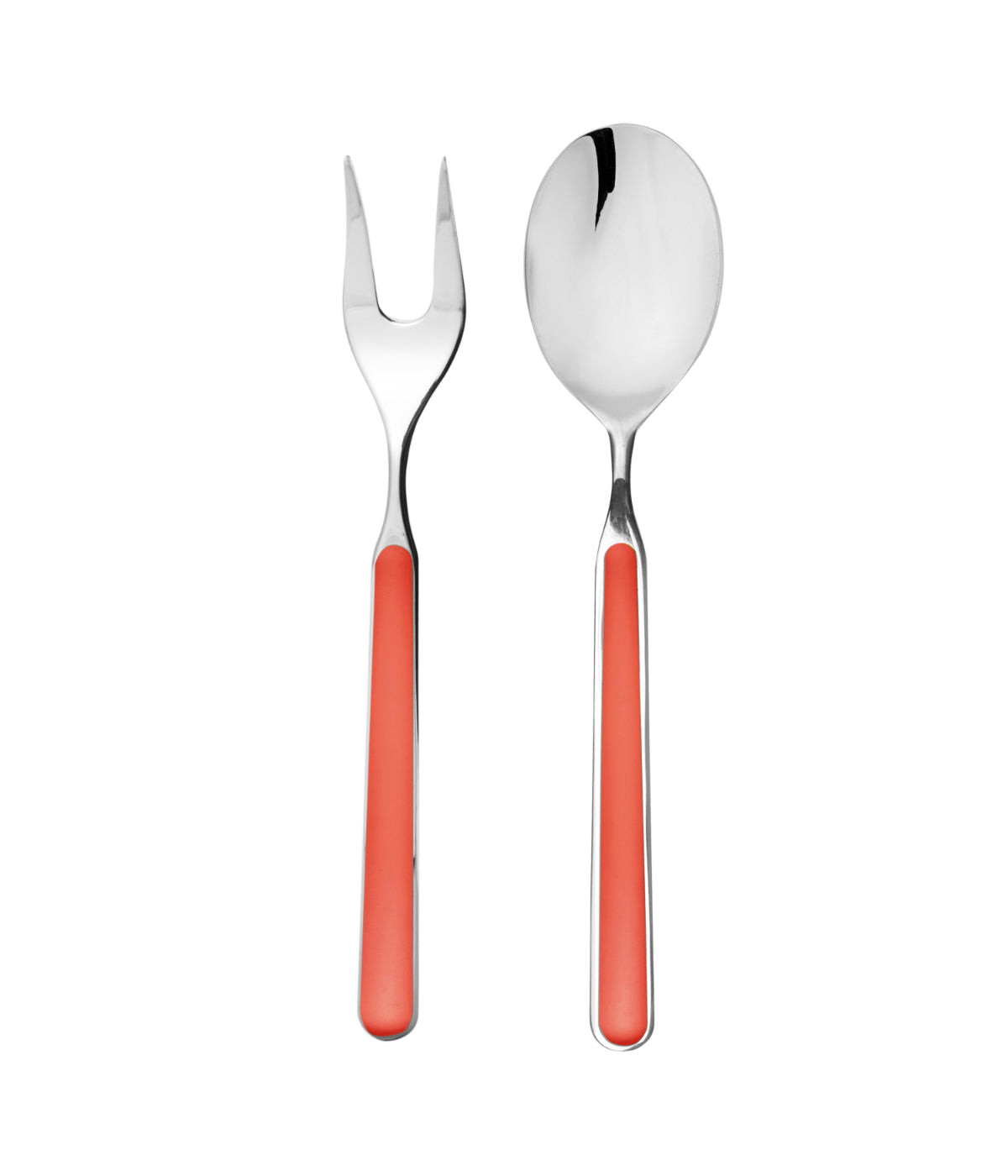  Mepra Fantasia 2 Piece Serve Set New Coral - New Coral - Bonton