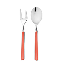 Fantasia 2 Piece Serve Set New Coral