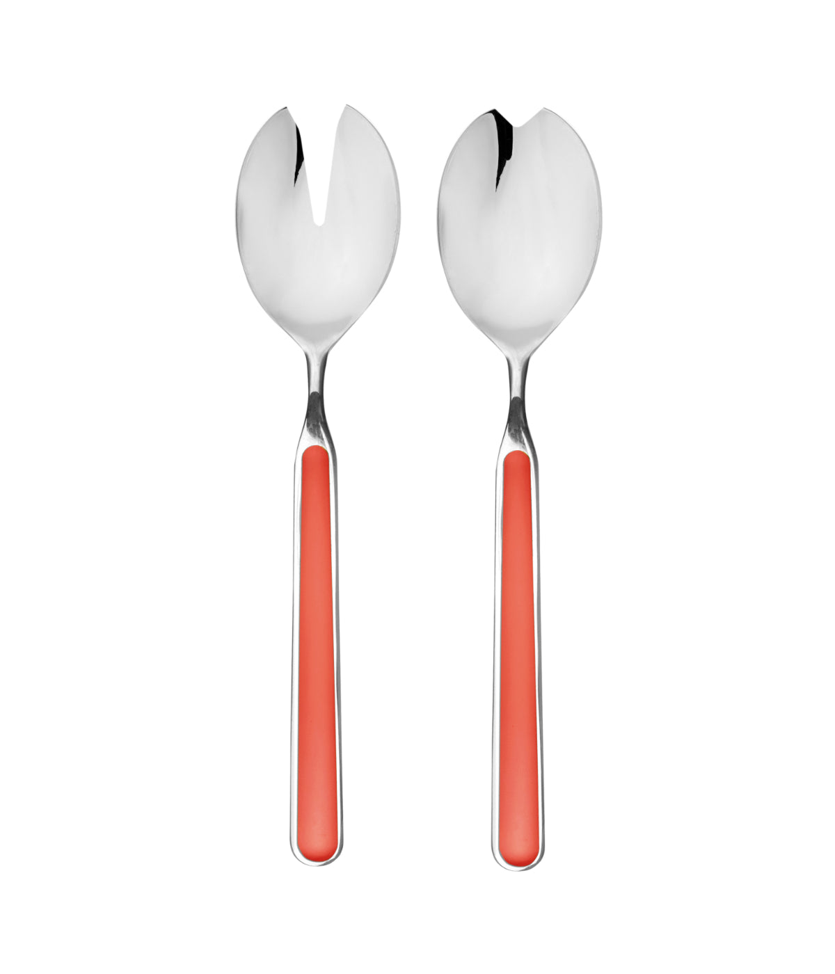  Mepra Fantasia 2 Piece Salad Set New Coral - New Coral - Bonton