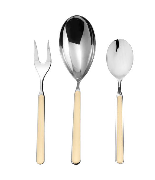 Fantasia 3 Piece Serving Set Vanilla