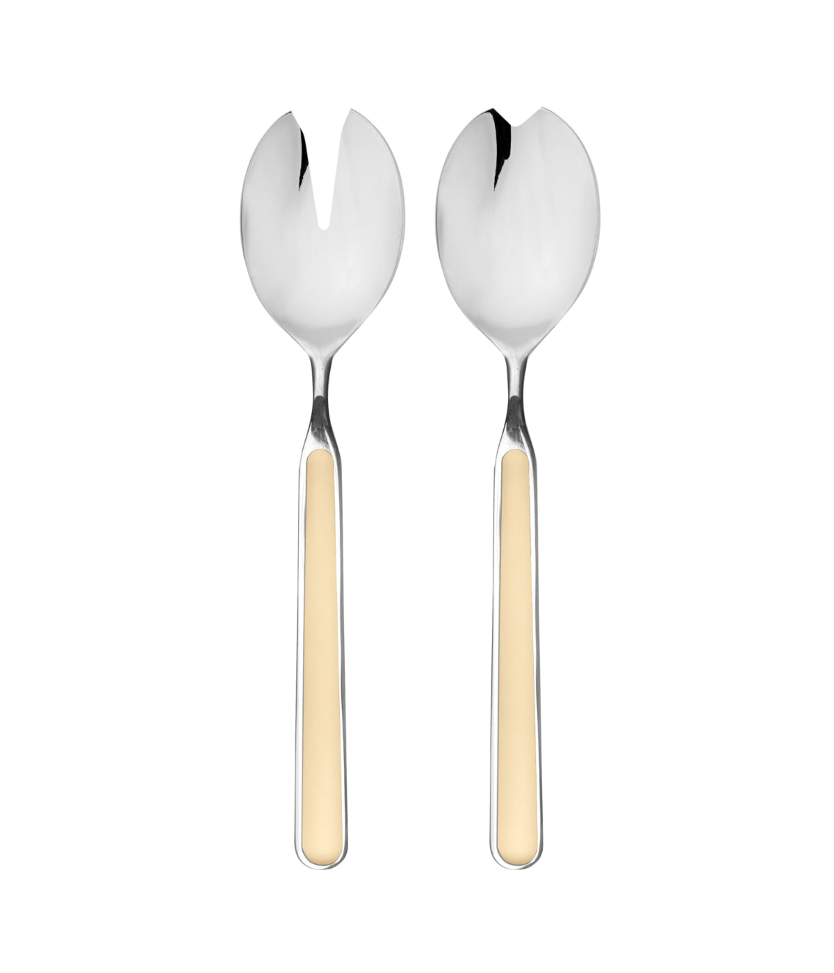  Mepra Fantasia 2 Piece Salad Set Vanilla - Vanilla - Bonton