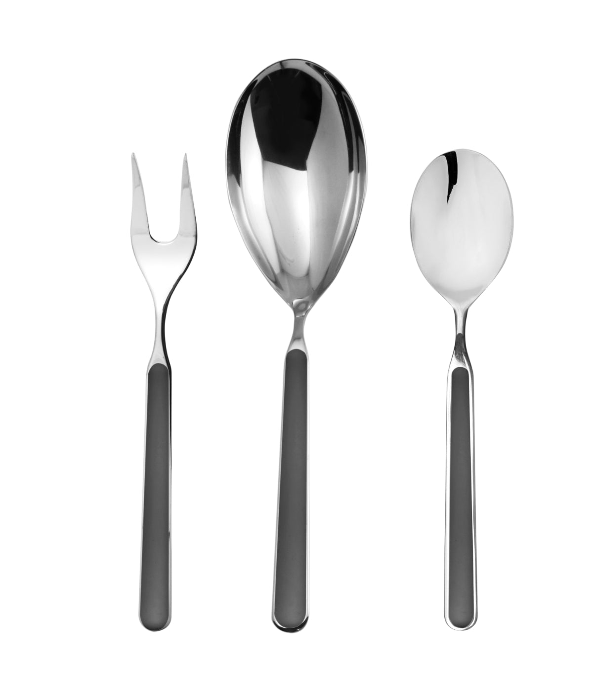  Mepra Fantasia 3 Piece Serving Set Black - Black - Bonton