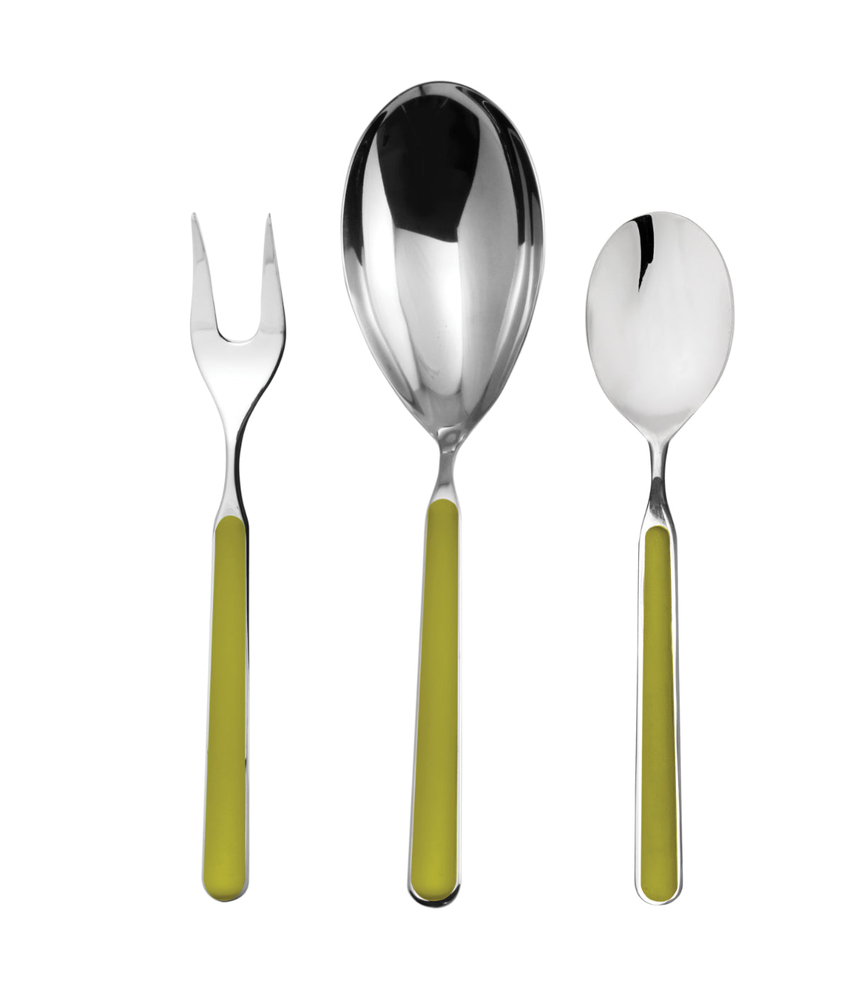  Mepra Fantasia 3 Piece Serving Set Olive Green - Olive Green - Bonton