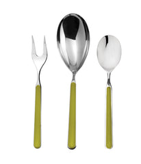 Fantasia 3 Piece Serving Set Olive Green