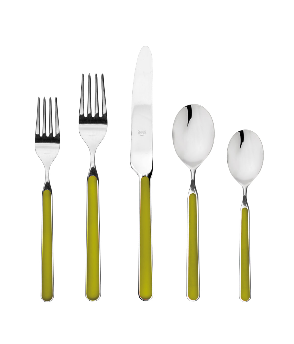  Mepra Fantasia Flatware Set Olive Green - Olive Green - Bonton