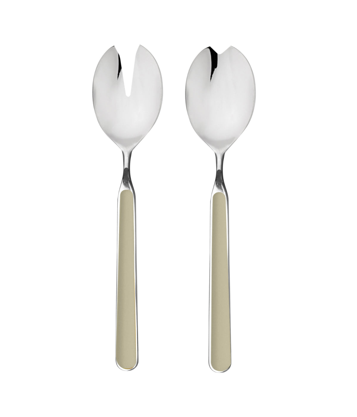  Mepra Fantasia 2 Piece Salad Set Turtle Dove - Turtle Dove - Bonton