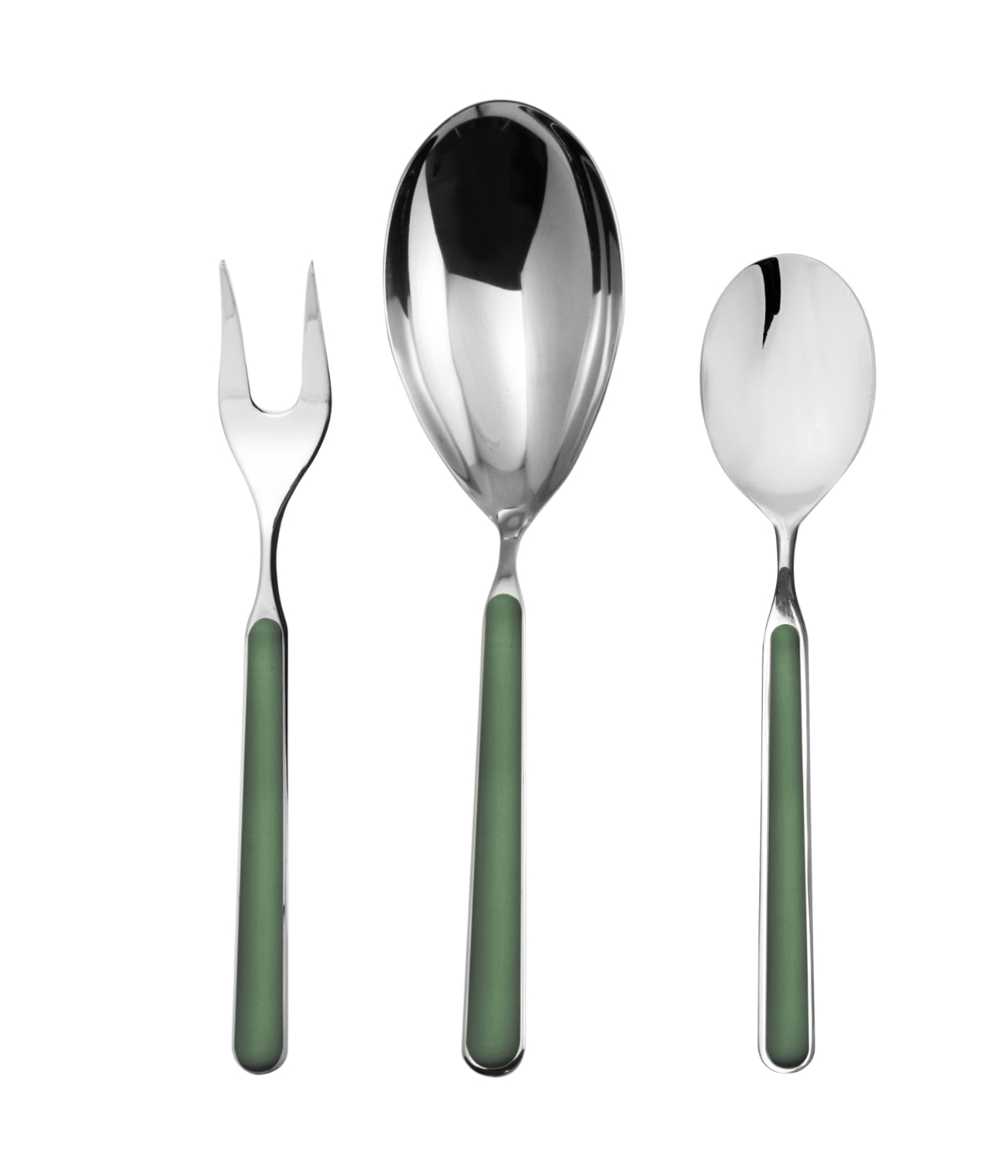  Mepra Fantasia 3 Piece Serving Set Forest Green - Forest Green - Bonton