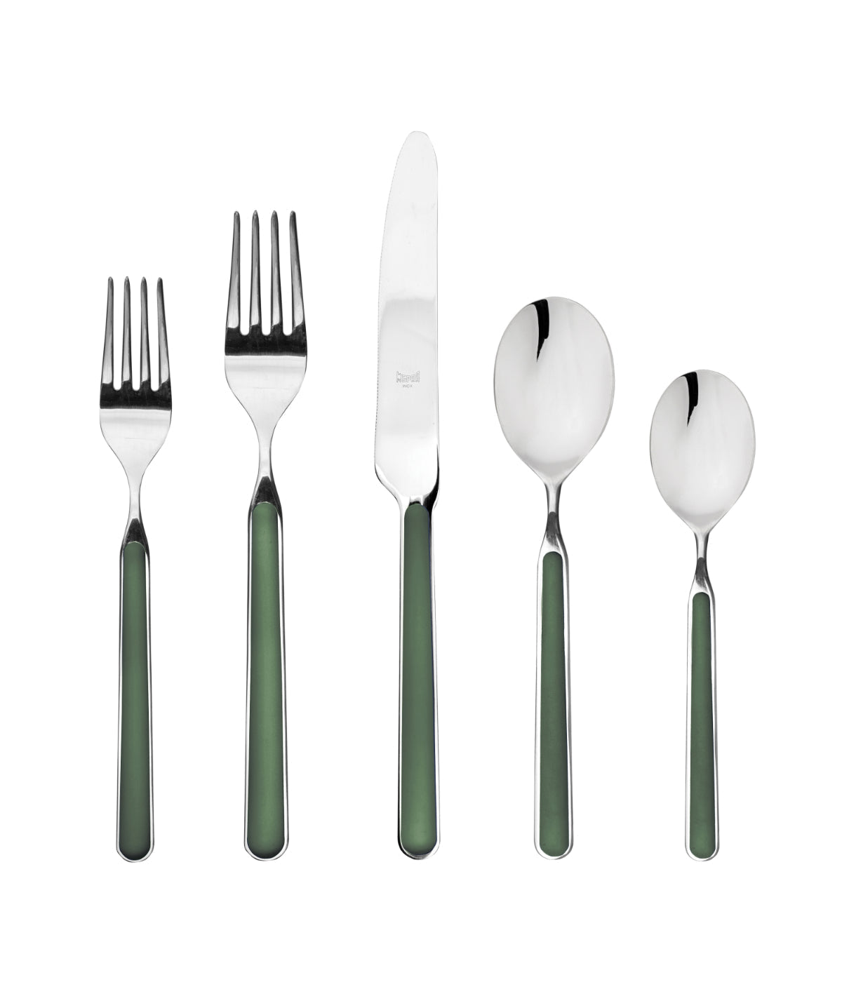  Mepra Fantasia Flatware Set Forest Green - Forest Green - Bonton