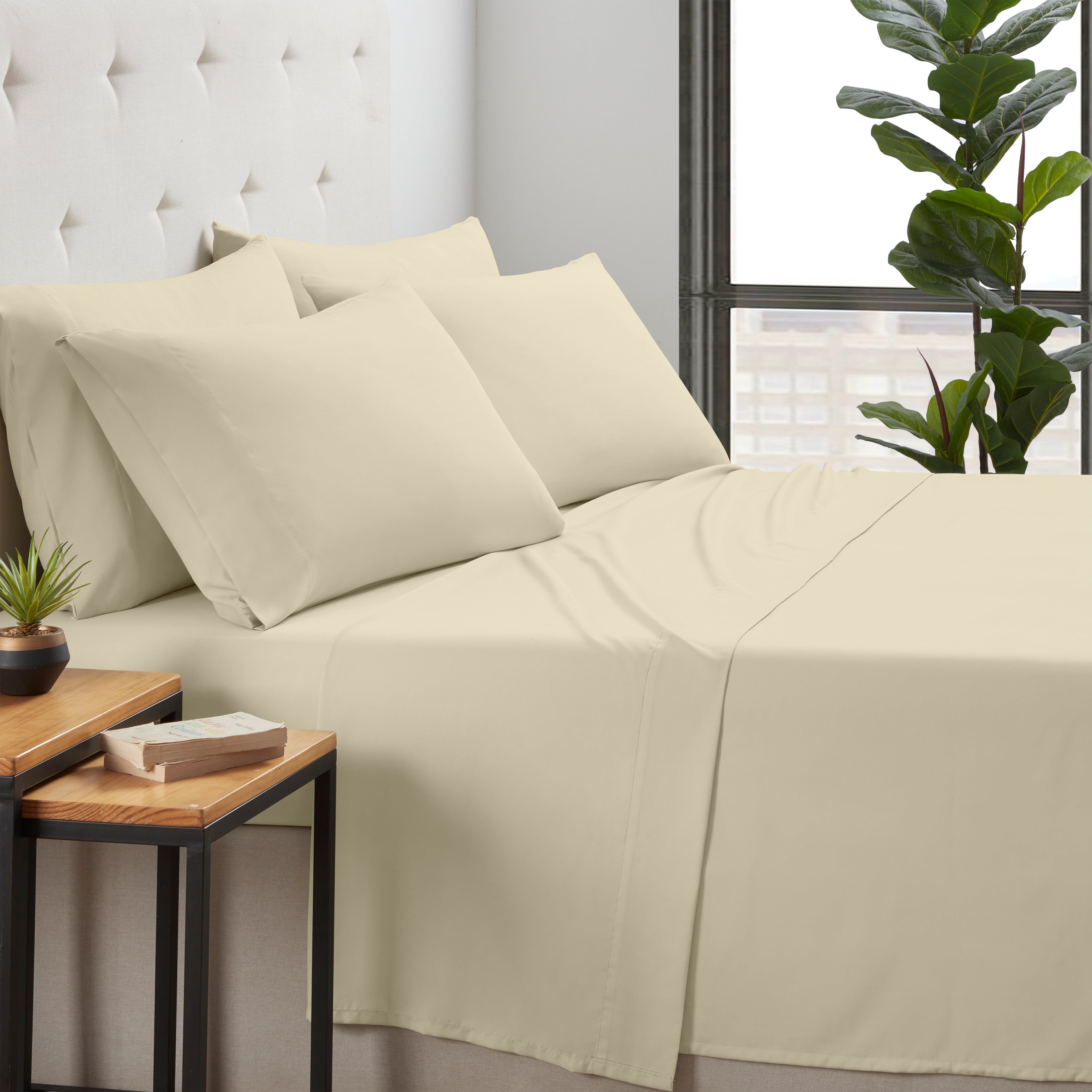  Kathy Ireland Home Kathy Ireland Bamboo Cooling 6 Piece Sheet Set - Twin - Bonton