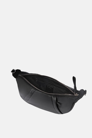 Oryany - Banana Leather M Crossbody Handbags - BLACK / One Size
