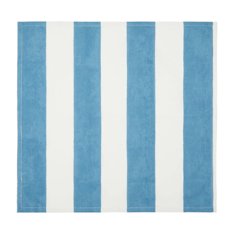 St. Tropez Blue Stripe Napkins, Set of 6