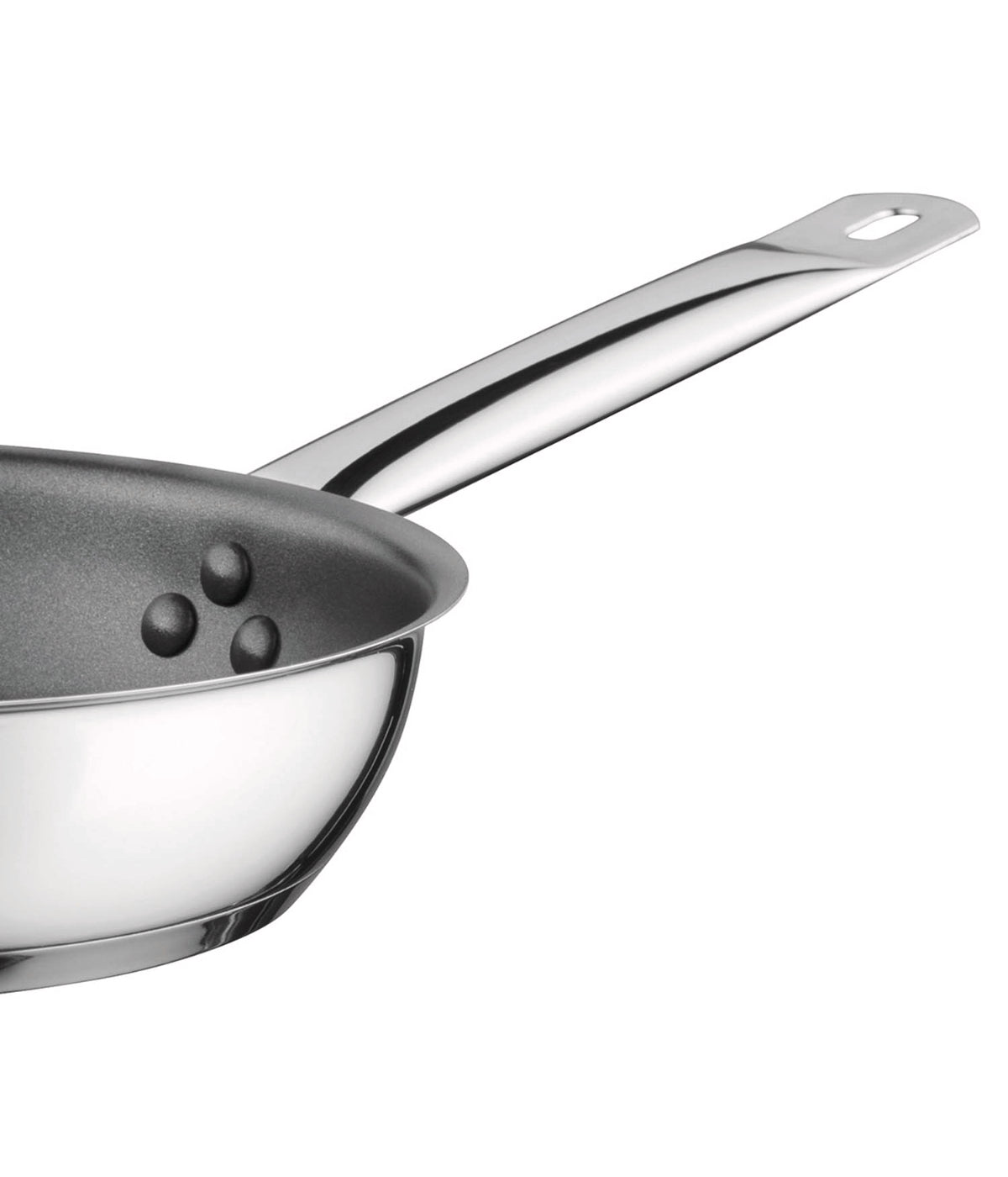  BergHOFF EStainless Steelentials 18/10 Stainless Steel Non-Stick Fry Pan, Comfort - Silver - Bonton