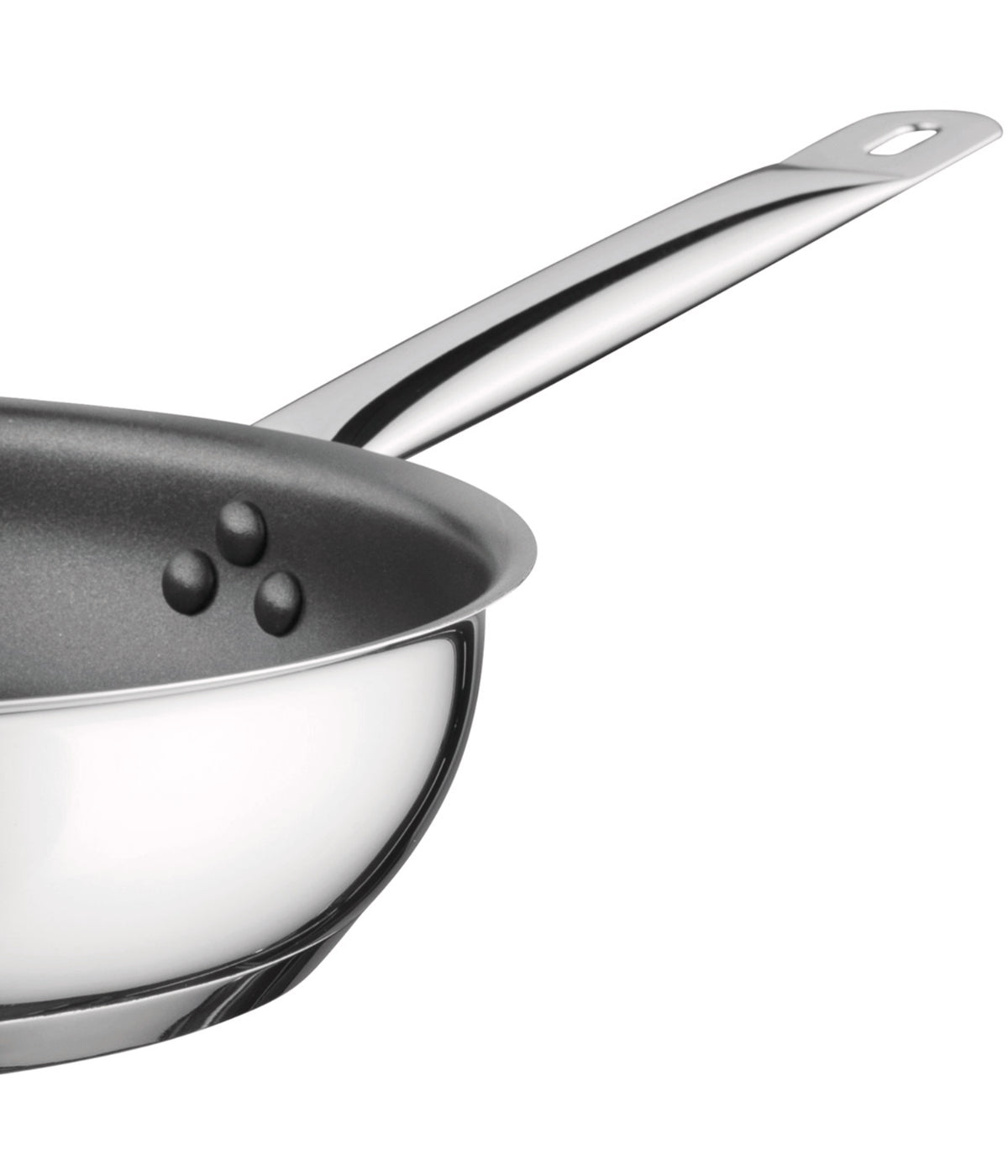  BergHOFF EStainless Steelentials 18/10 Stainless Steel Non-Stick Fry Pan, Comfort - Silver - Bonton