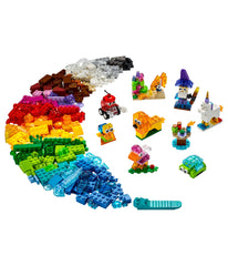 LEGO Classic Creative Transparent Bricks 11013 Kids' Building Kit (500 Pieces)