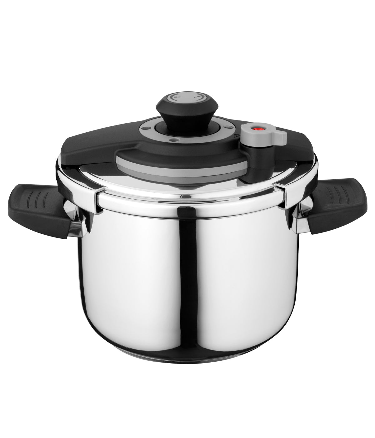  BergHOFF Essentials 18/10 Stainless Steel Pressure Cooker, Vita - Black - Bonton