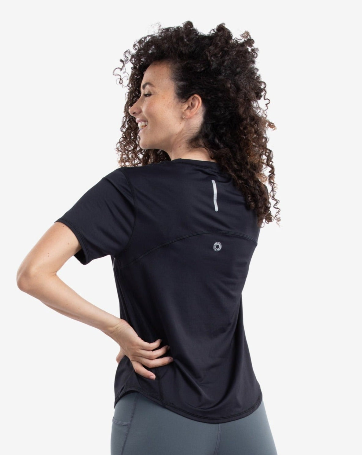  BloqUV WOMEN'S RELAXED SHORT SLEEVE CREW (1101) - Black - Bonton