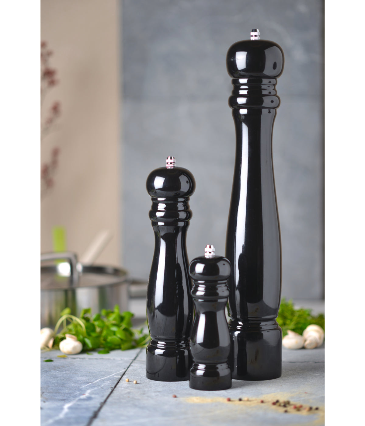  BergHOFF Essentials Ceramic Pepper Mill - Black - Bonton