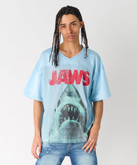 Jaws Football Jersey - Light Blue
