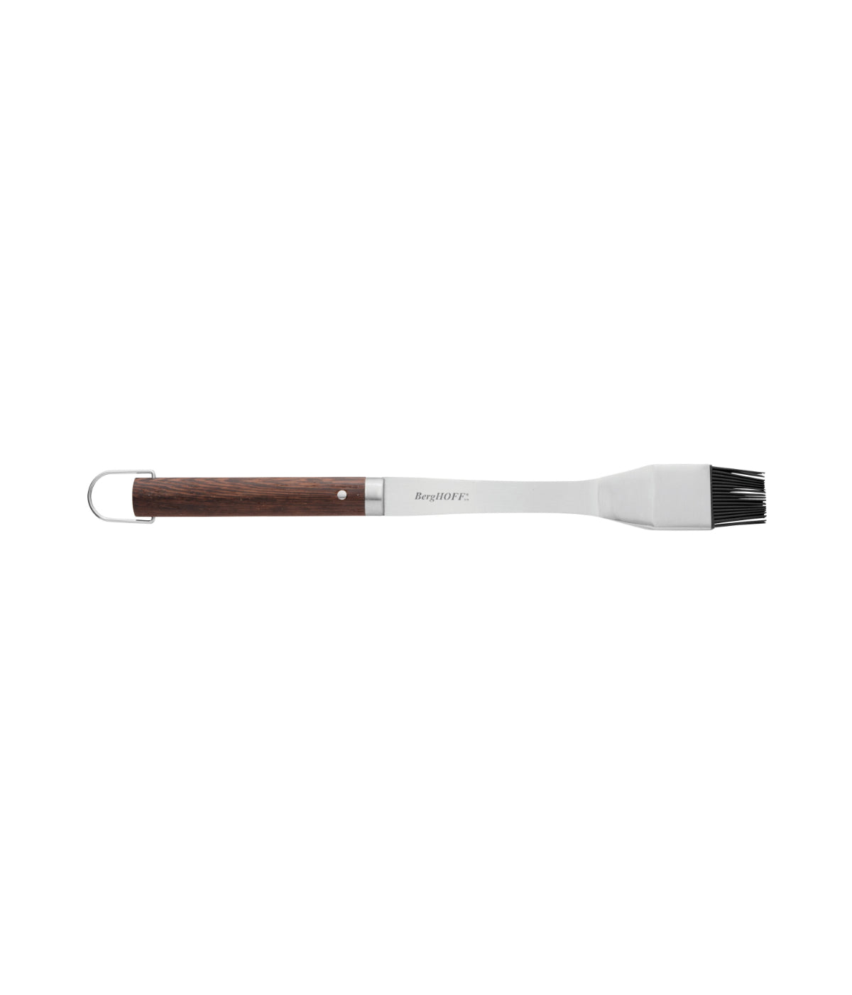  BergHOFF Essentials Brush with Wood Handle - Silver, Brown - Bonton