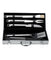 Essentials 18/10 Stainless Steel 6 Piece BBQ Set with Case, Cubo