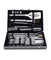 Essentials 18/10 Stainless Steel 33 Piece BBQ Set with Case, Cubo