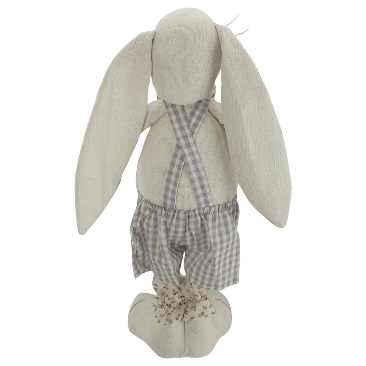  Northlight Standing Boy Easter Bunny Rabbit With Floral Bowtie Spring Figure - 14.5