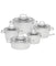 Essentials 18/10 Stainless Steel 10 Piece Cookware Set, Manhattan