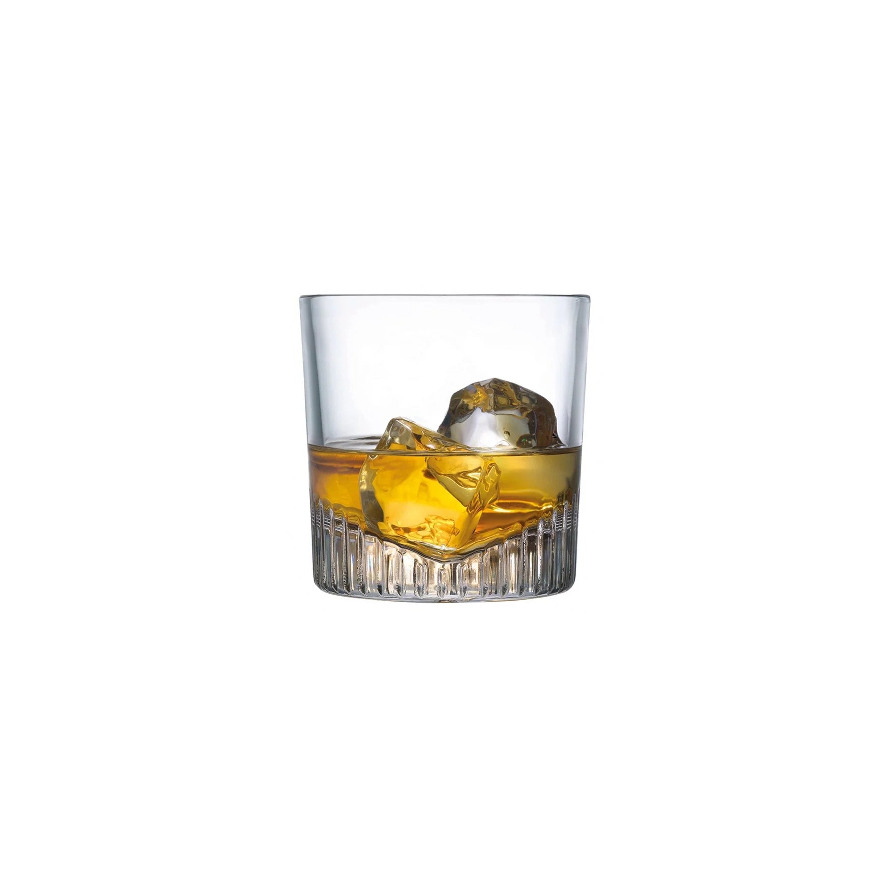  Nude Glass Caldera Single Whisky Glass Set of 4 - Clear - Bonton