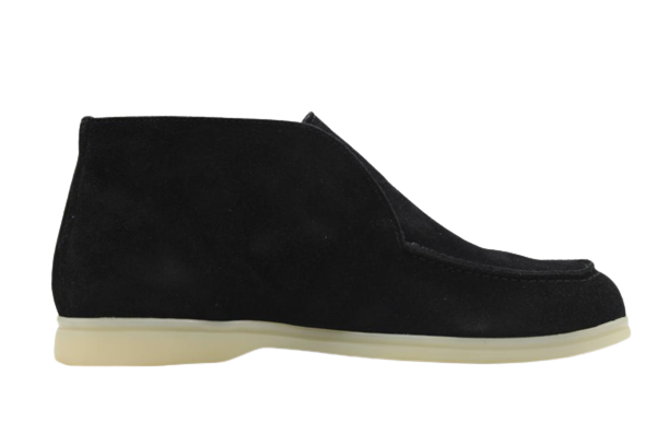  Alfonsi Torino Loafer Boot - Black - Bonton