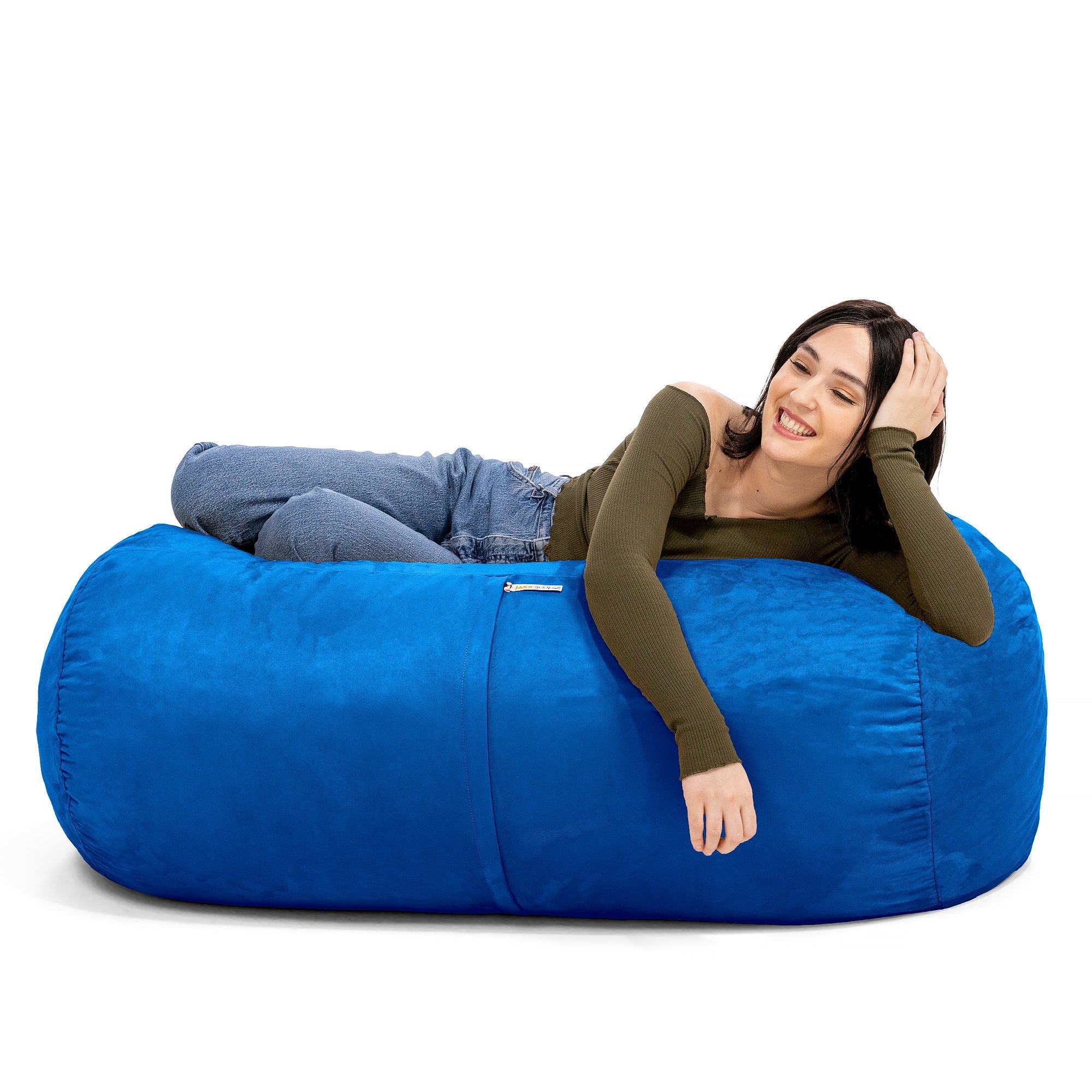  Jaxx Lounger Bean Bag 4' - Blueberry - Bonton