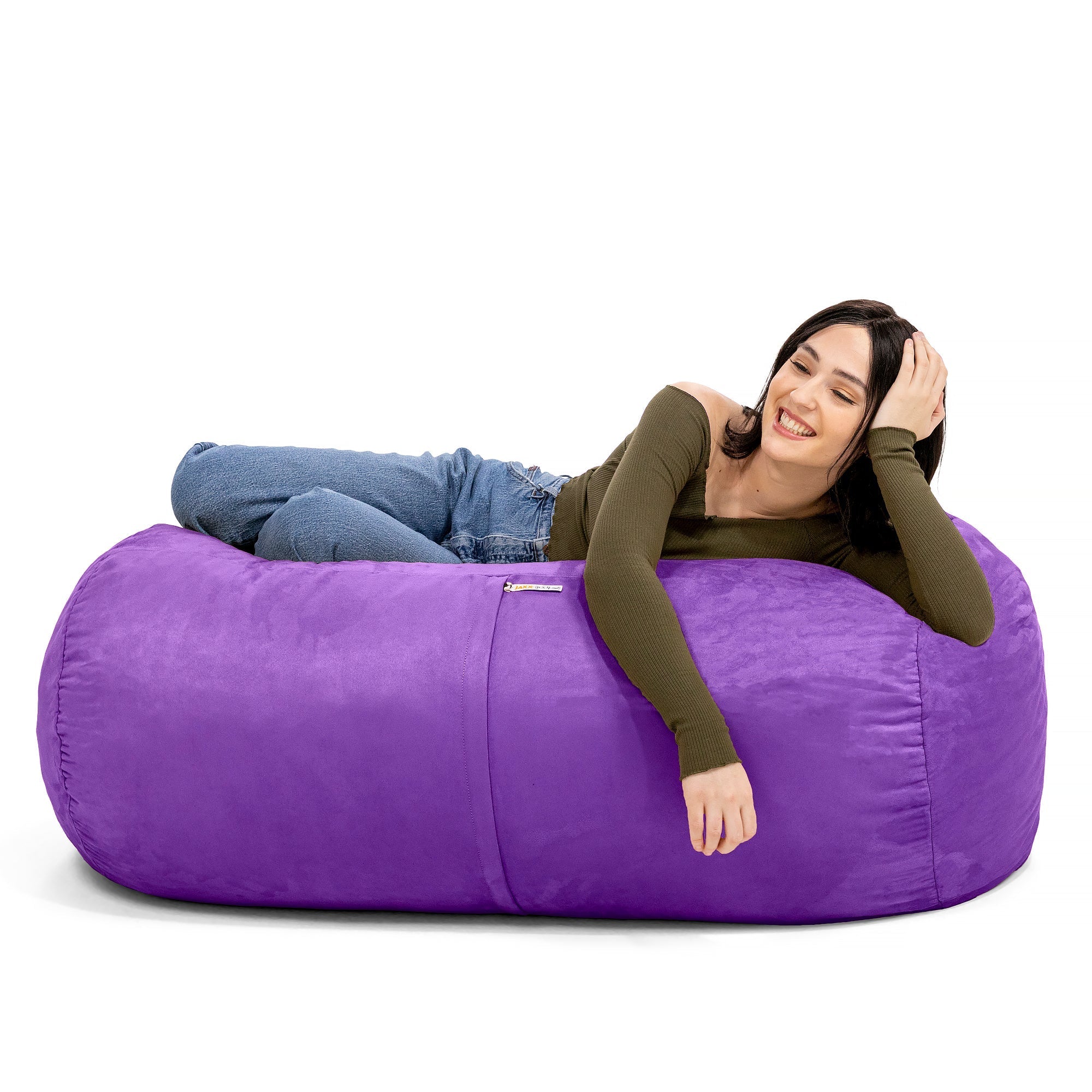  Jaxx Lounger Bean Bag 4' - Grape - Bonton