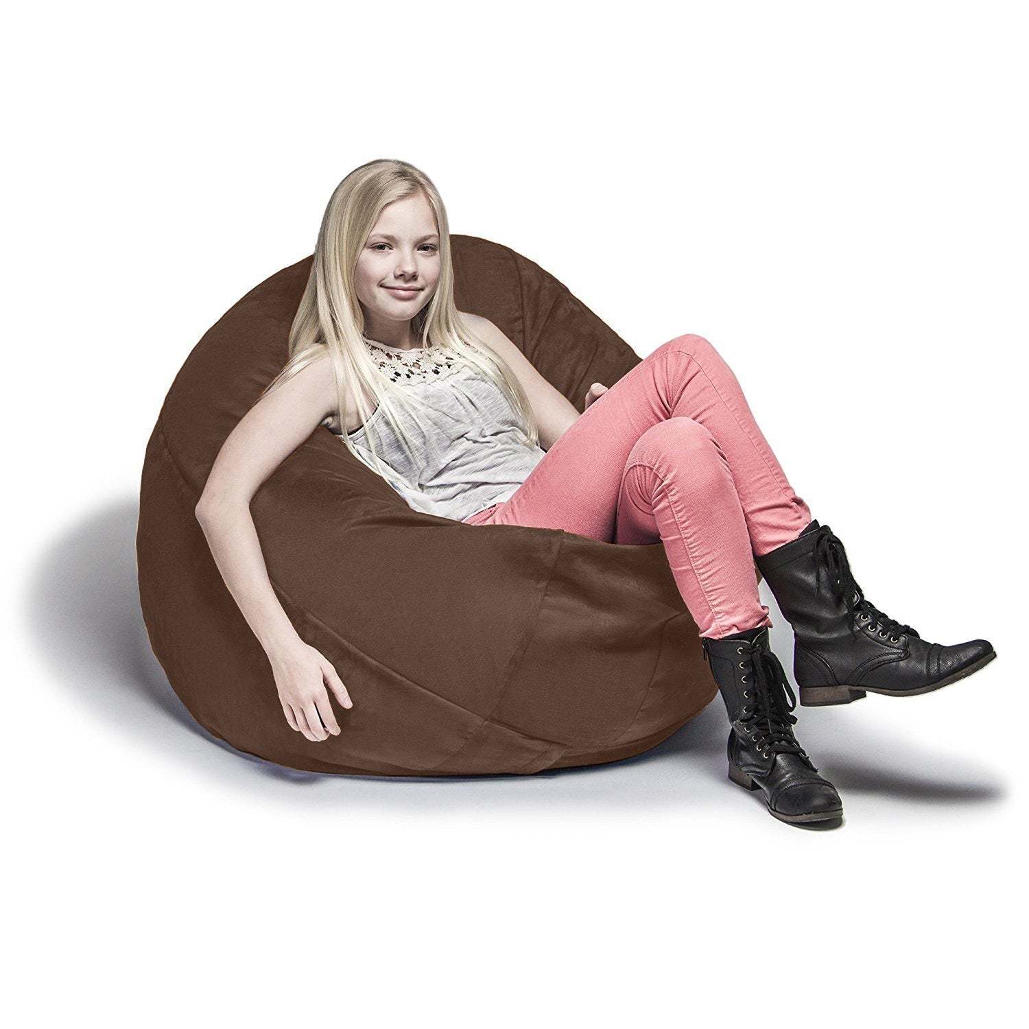  Jaxx Cocoon Kids Bean Bag 4' - Chocolate - Bonton