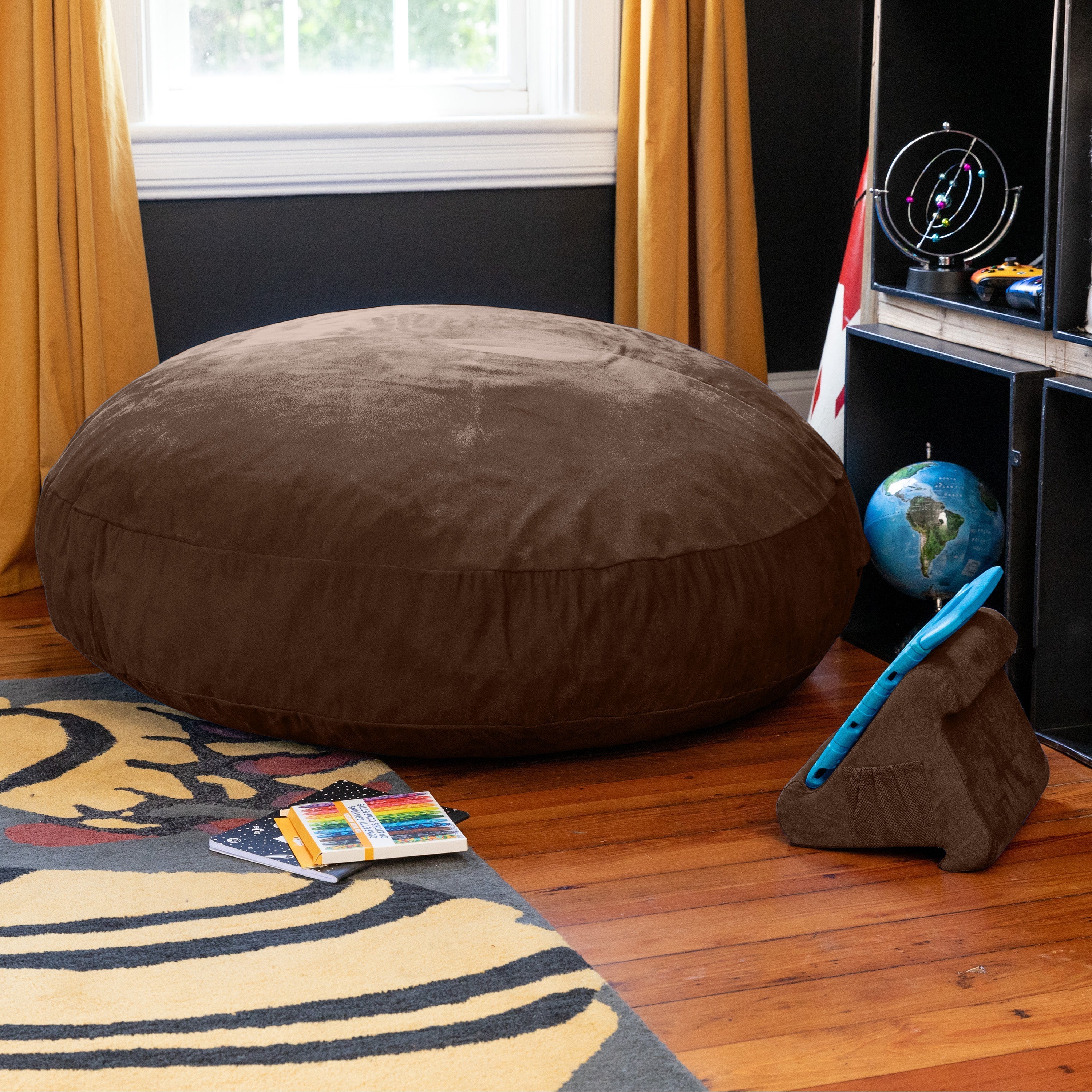  Jaxx Cocoon Kids Bean Bag 4' - Chocolate - Bonton