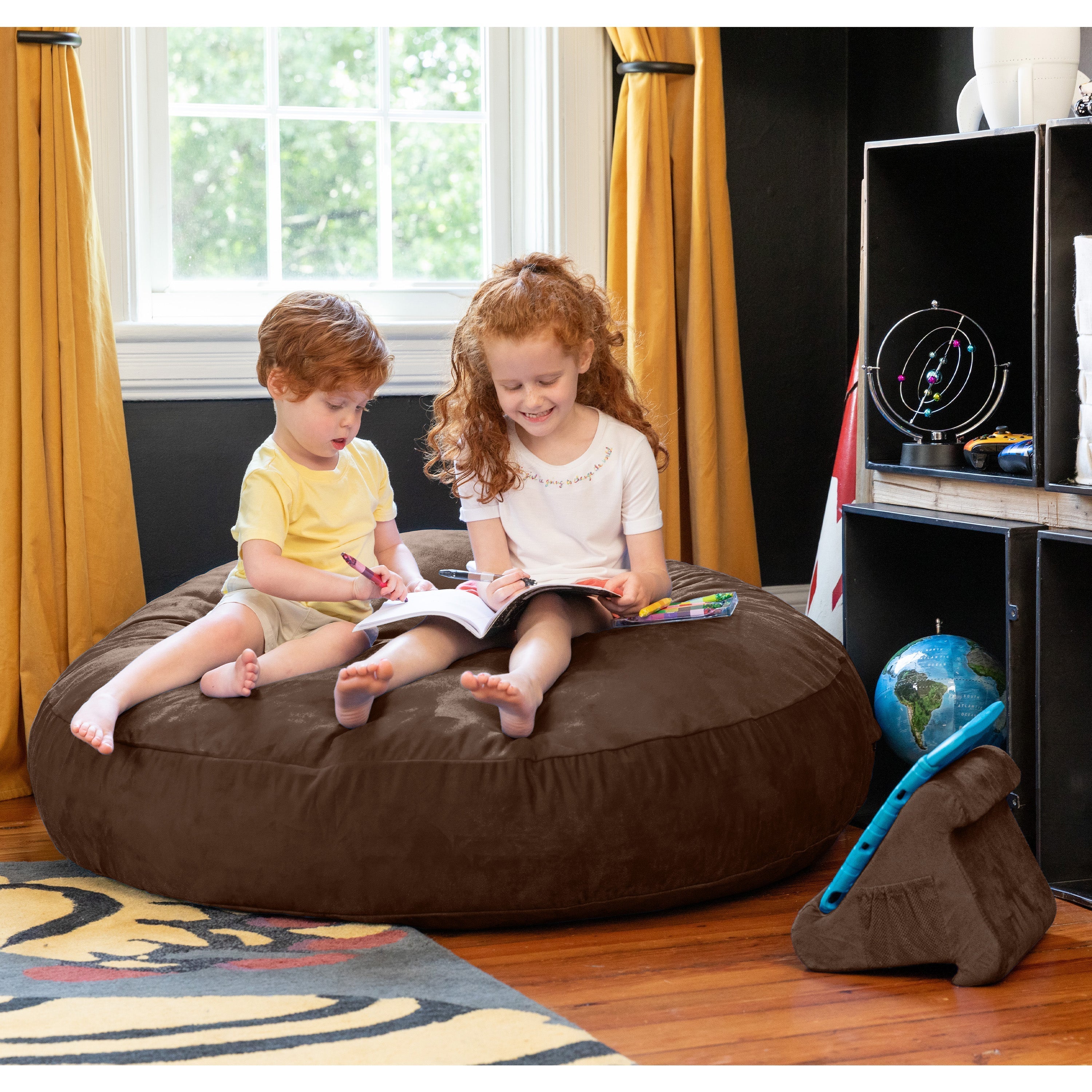  Jaxx Cocoon Kids Bean Bag 4' - Chocolate - Bonton