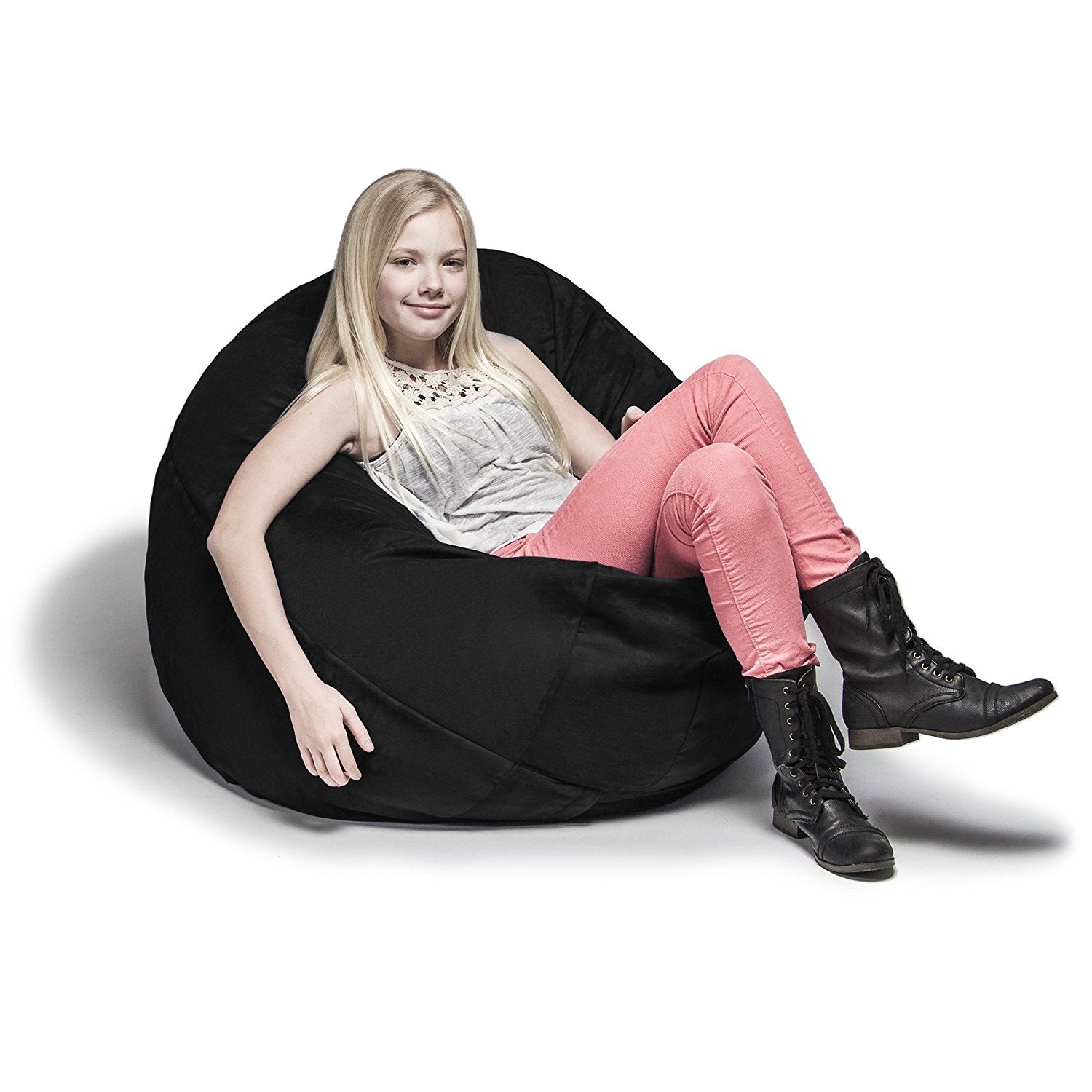  Jaxx Cocoon Kids Bean Bag 4' - Black - Bonton