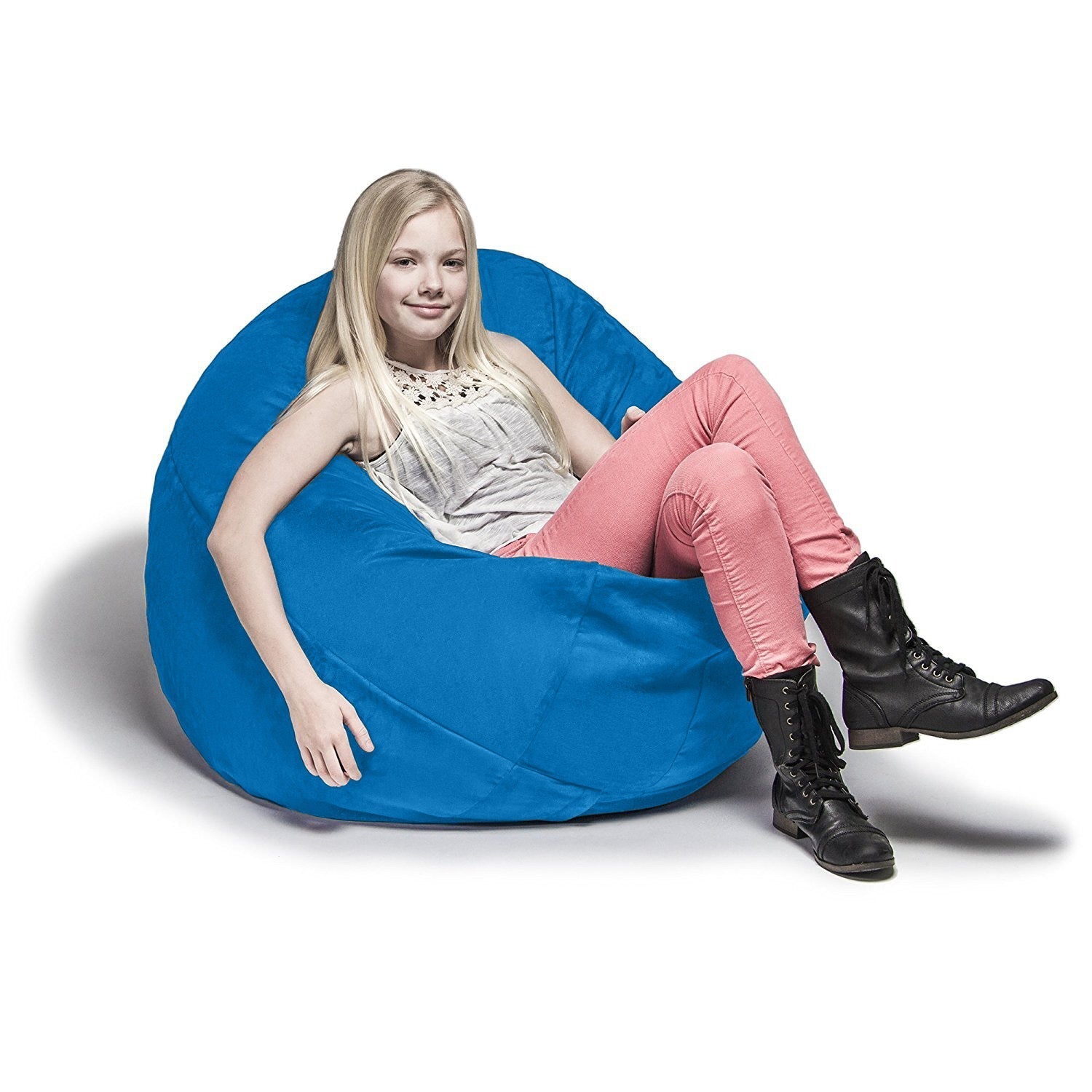  Jaxx Cocoon Kids Bean Bag 4' - Blueberry - Bonton