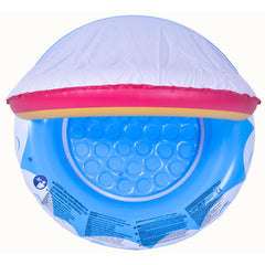 37" Inflatable Rainbow Canopy Baby Swimming Pool