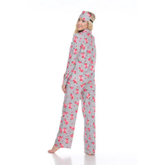 Women's Three Piece Pajama Set