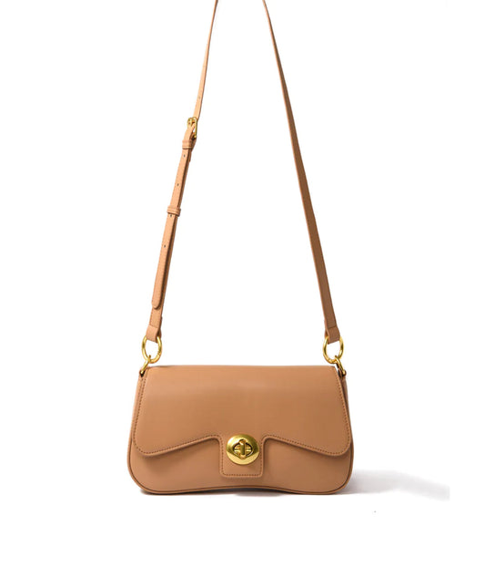 Jacqueline Leather Bag Apricot