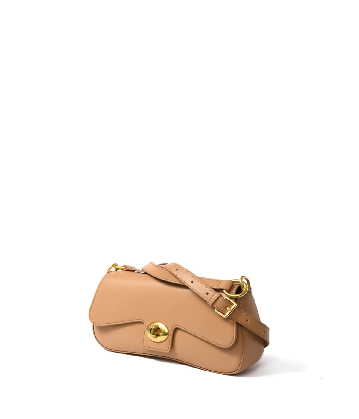  Bob Ore Jacqueline Leather Bag Apricot - Apricot - Bonton